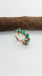 Emerald Conch Earring